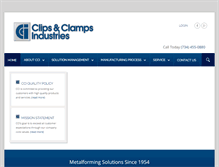 Tablet Screenshot of clipsclamps.com